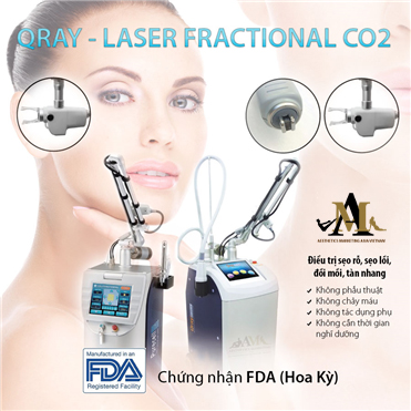 Máy thẩm mỹ Qray - CO2 Fractional Laser