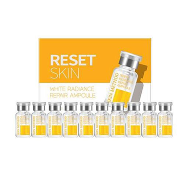 Genocell- Reset Skin White Radiance Repair Ampoule- Tế bào gốc trắng sáng, hổ trợ trị nám, cấp ẩm, căng bóng