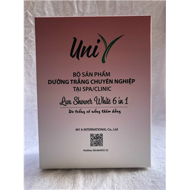 Uni Y - Lux Shower White 6 in 1- Tắm trắng da toàn thân chuyên nghiệp
